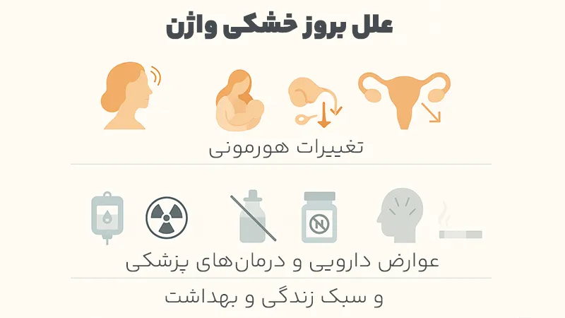 دلایل بروز خشکی واژن