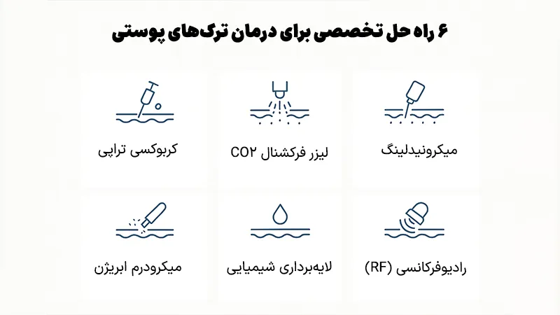 6 درمان کلینیکی استرچ مارک