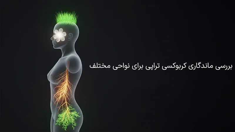 ماندگاری کربوکسی تراپی برای نواحی مختلف