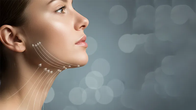 از بین بردن غبغب